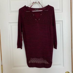 Burgundy Women’s Shirt - Size Large
